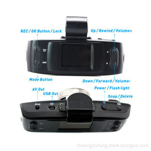 GS1000 HD car recorder, GPS, driving track logger, 1,080P 5.0 megapixels